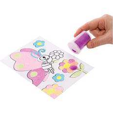 Baker Ross FE484 Neon Glitter Shakers Pack of 6, Craft Glitter, Arts and Craft Supplies for Children, Art Set for Kids