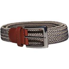 Beige - Homme Ceintures Universal Textiles Stretchy Belts Mens Adult Narrow Belt - Beige