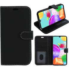 BLACK Fonejacket For Samsung Galaxy A23 5G Phone Case, Cover, Flip Wallet, Folio, Leather /Gel Black