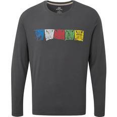 Sherpa T-shirts Sherpa Tarcho L S Tee Longsleeve Herr - Grå
