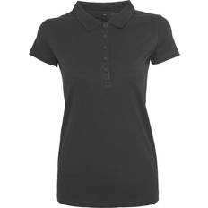 Clothing Build Your Brand XS, Black Womens/Ladies Jersey Polo Shirt