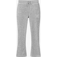 Juicy Couture Pants Children's Clothing Juicy Couture Juicy Couture Girls Grey Diamanté Velour Flared Joggers Grey 9-10 year