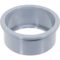 Spares2Go 50mm Boss Adaptor Solvent Soil Stack Waste Pipe Reducer Push Fit Seal Ring Grey