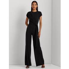 Polo Ralph Lauren Damen Jumpsuits & Overalls Polo Ralph Lauren Dinfell Tie-Front Wide Leg Jumpsuit, Black