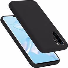 Cadorabo LIQUID SCHWARZ, Huawei P30 Pro Case for Huawei P30 PRO Cover Protection TPU Silicone Gel Black