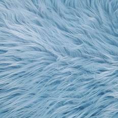 Acrylic Fabrics Shaggy Faux Fur Fabric 36 x 60 Inches 90 cm x 150 cm Fabrics Blue