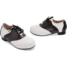 Multicoloured Low Top Shoes Children's Shoes Ellie Shoes Girls Saddle Girls Costume - Black/White
