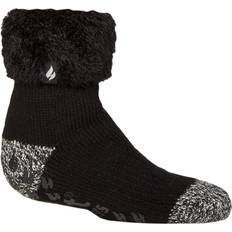 Kids Pair Heat Holders Plain Lounge Queenstown Black 12.5-3.5