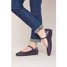 Purple Ballerinas Moshulu 'Piper' Square Toed Ballerina Flats Purple