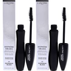 Lancôme Hypnose Drama Instant Full Body Volume Mascara 01 Excessive Black Pack of 2 for Women 0.21 oz Mascara