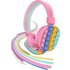 Pink Kids Headset Toy Fidget Wireless