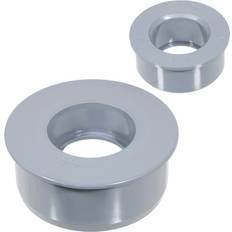Spares2Go 110mm Soil Pipe Reducer 32mm Boss Adaptor Solvent Waste Push Fit Seal Kit Grey