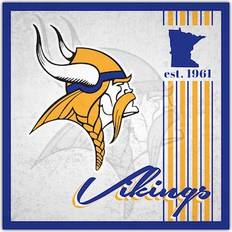 Album Design Minnesota Vikings Wood Sign 10 x 10 in