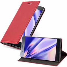 Cadorabo APPLE RED Case for Sony Xperia XZ1 COMPACT case cover Red