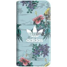 Adidas Handyzubehör adidas Booklet Case Floral iPhone X, iPhone XS Smartphone Hülle, Grau