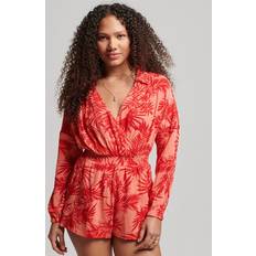 Orange Jumpsuits & Overalls Superdry Vintage Beach Playsuit Hawaiian Coral