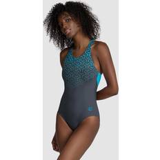 Turquoise - Women Swimsuits Arena Women's 1-Piece Swimsuit - Gris