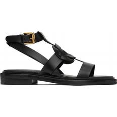 See by Chloé Black Loys Flat Sandals 999 BLACK IT