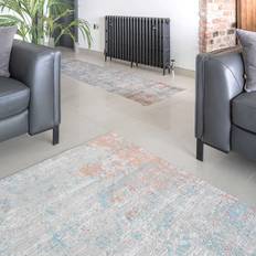 Carpets & Rugs William Blue Terracotta Abstract Brown