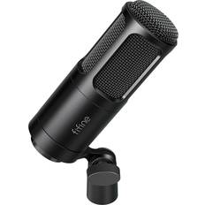 Fifine Microphones Fifine FIFINE XLR Dynamic Microphone, Vocal Podcast Microphone with Cardioid Pattern, Studio Metal Mic for Streaming Voice-Over Dubbing Video Recording, Black-K669D