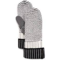 Gray - Women Mittens Muk Luks Women's Textured Mittens, Grey