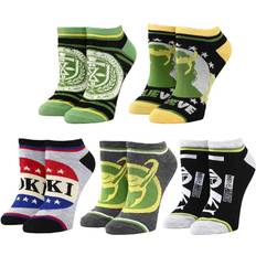 BioWorld Marvel Loki Campaign Pack Ankle Socks Black/Green/Yellow