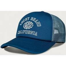 Lucky Brand Women Caps Lucky Brand Women's Collegiate Trucker Hat Blue Blue