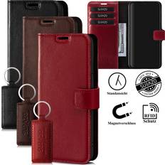 Surazo Surazo premium rfid schutz hülle wallet etui case für google pixel 7 pro Schwarz