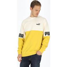 Bambus Gensere Puma Power Colorblock Crew Tr, Bamboo-Pristine, Xl, Sweatshirts