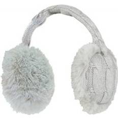 Heat Holders Womens Ladies Winter Warm Knitted Muffs Grey