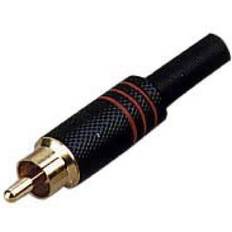 Stagg Rca Male Plug-Nickel Plt Black