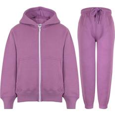 Purple Tracksuits Children's Clothing A2Z Kids 11-12 Years, Lilac Unisex Tracksuit Hoodie with Joggers Jogging suit Purple 11-12yrs