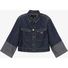 Emporio Armani Jeansjacka - Beskuren - Blå