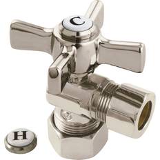 Plumbing Kingston Brass MILLENNIUM CC54408ZX CC54408ZX 5/8' OD Comp X 1/2' OD Comp Angle Stop