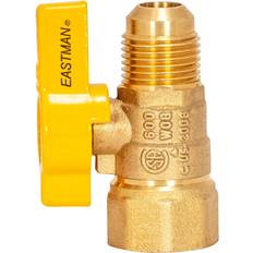 Plumbing Eastman Magne Flo 1/2 in. Flare X 1/2 in. FIP Brass Gas Valve