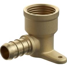 Plumbing Jones Stephens C76080LF 1/2" FIP Brass PEX 90° Drop Ear Elbow Brass Rough Plumbing Pipe and Fittings Elbows Brass