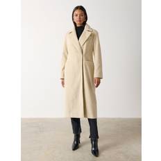 Pretty Lavish Ezra Boxy Collared Coat Oatmeal