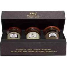 Woodwick geschenkset fireside driftwood 3x85g Duftkerzen