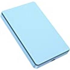 SUYING SUYING Bärbar HDD extern hårddisk 2 TB 500 gb/80 gb, USB 3.0 backup-förvaring, lämplig för stationära datorer, Ps4, bärbara datorer, smartphone-tv-apparater och andra enheter 80 GB, himmelsblå