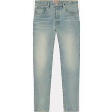 Kenzo Men Jeans Kenzo Bara Slim Jeans Stone Blue Denim Mens