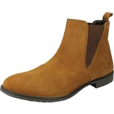 Leather Collection UK 5, Ginger Brown Ladies Leather Collection Ankle Boots