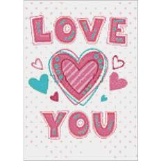 Black Diamond Paintings Diamond Painting Kit Wizardi Love You WD2314 10.6 x 14.9 inches Assorted Assorted