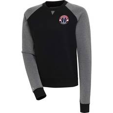 Antigua Women's Washington Wizards Flier Bunker Crewneck Black/White