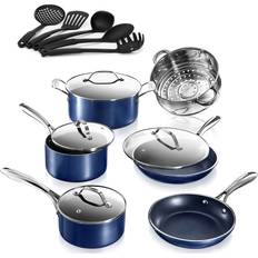 Cookware Granitestone Blue Cookware Set with lid