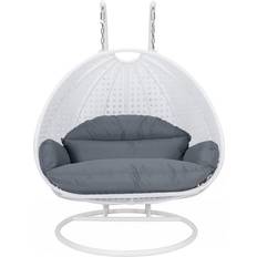 Patio Furniture Leisuremod Outdoor 2 Person Double Egg Swing