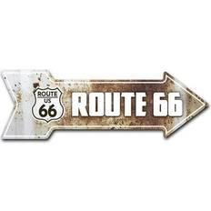 Brown Wall Decor SignMission 6 18 & Direction Sticker Vinyl Route Wall Decor