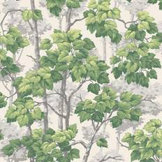 Wallpapers Belgravia Decor Rivington Green White Wallpaper 2500