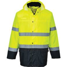 EN ISO 20471 Work Jackets Portwest Lite Two-Tone Traffic Jacket Yellow/Navy