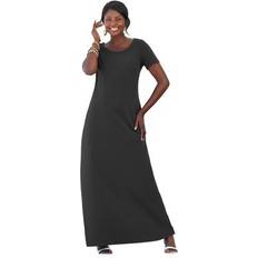 Jessica London Dresses Jessica London Plus Women's T-Shirt Maxi Dress in Black Size 16