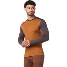 Brown - Men Base Layer Tops Smartwool Merino 250 Baselayer Crew Men's